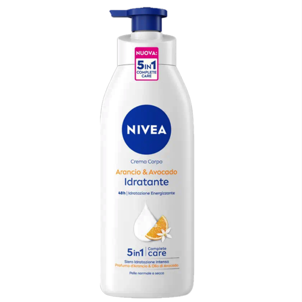 NIVEA Körpercreme ORANGE und AVOCADO, 500ml