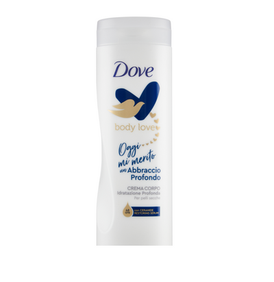 Dove Body Love Körpercreme, Abbraccio profondo für trockene Haut, 400 ml