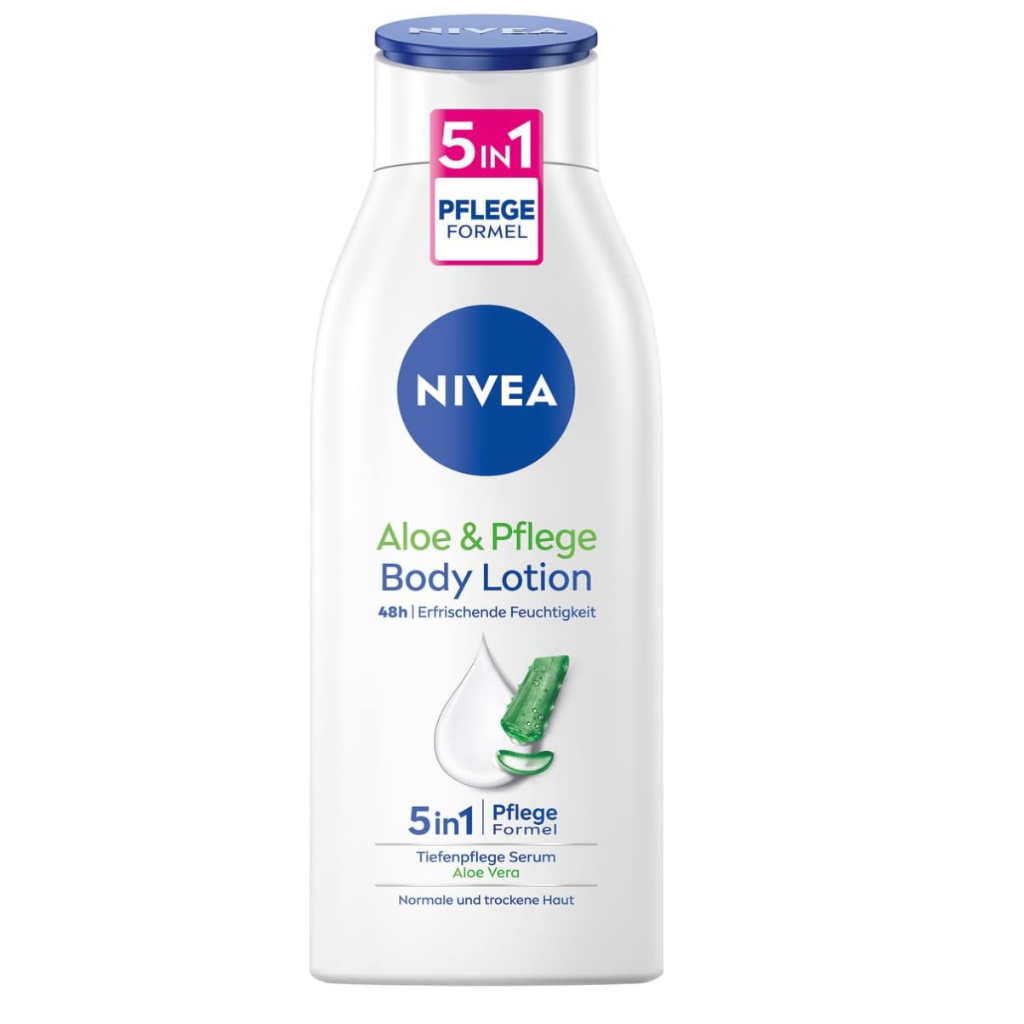 NIVEA, Feuchtigkeitsspendende Aloe Körpercreme, 250 ml