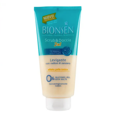 Bionsen, Peeling & Dusche 2in1 glättend mit Ingwerwurze,l 300 ml