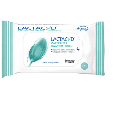 Lactacyd® Intimtücher mit antibakteriellem Mittel, 15 Stück