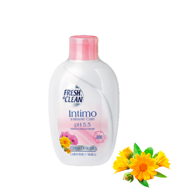 FRESH&CLEAN, Intimpflege  ultra Zart mit Calendula und Malve, 200ml