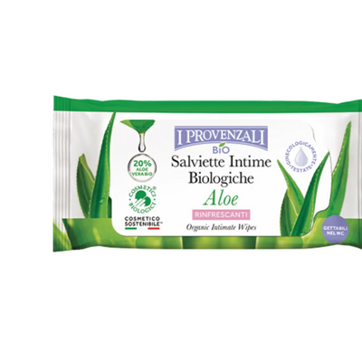 I PROVENZALI, Aloe Biologische Intimtücher, 12 Stück