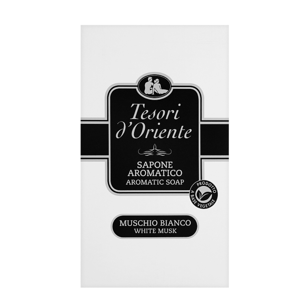 Tesori d`Oriente ,Aromatische Seife mit weißem Moschus, 125gr