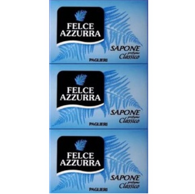 FELCE AZZURRA,Klassische Feste Seife, 3x100gr