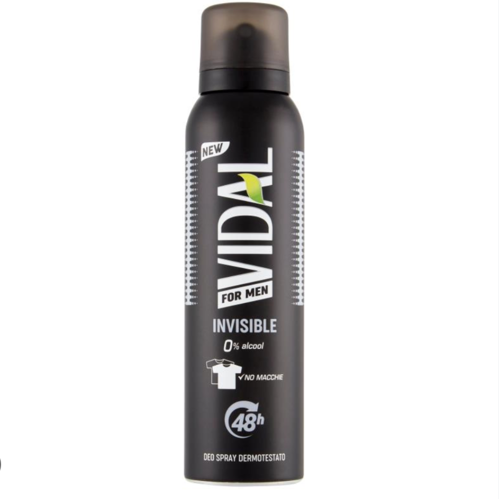 VIDAL,  DEO-SPRAY, Invisible, 150ml