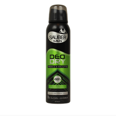 SAUBER MEN, Deospray frisch und trocken, 48h, 150ml