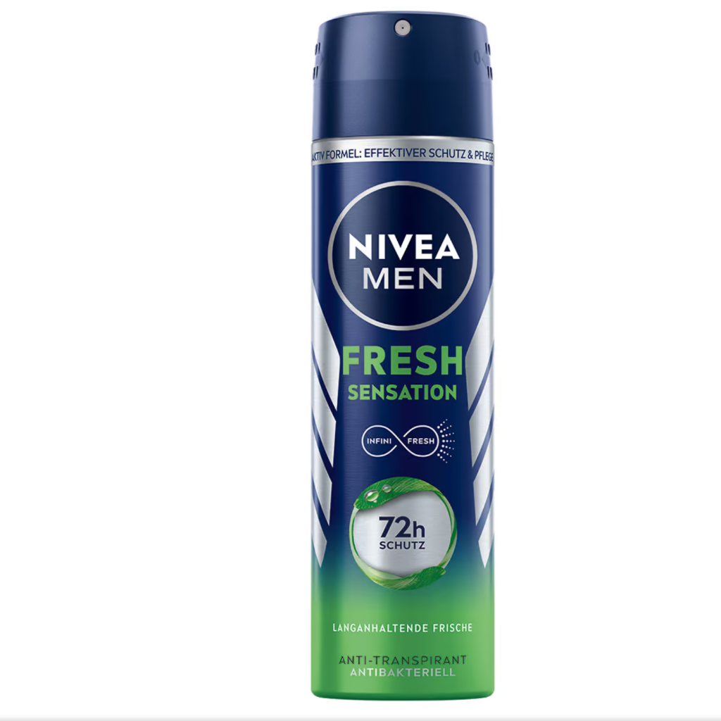 NIVEA, Männer Fresh Sensation Spray, 72H Schutz