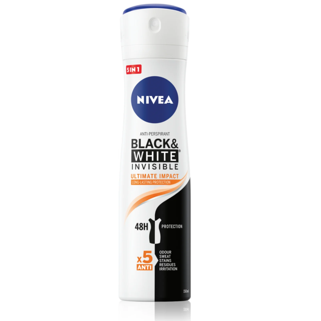 NIVEA, Deospray Schwarz-Weiß-Ultimative Wirkung, 48h, 150ml