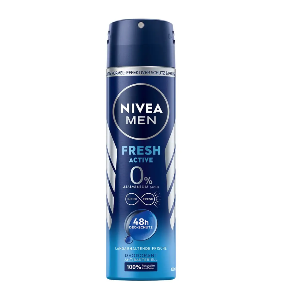 NIVEA MEN, Deospray Fresh Active, Infini Fresh, 48h, 150ml