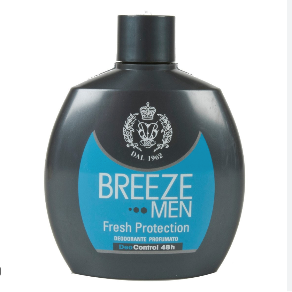 BREEZE MEN,Deodorant  Fresh Protection Squeeze, 100ml