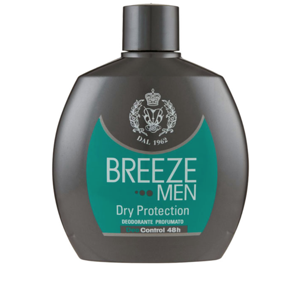 BREEZE MEN, DEODORANT  DRY PROTECTION, 100ML