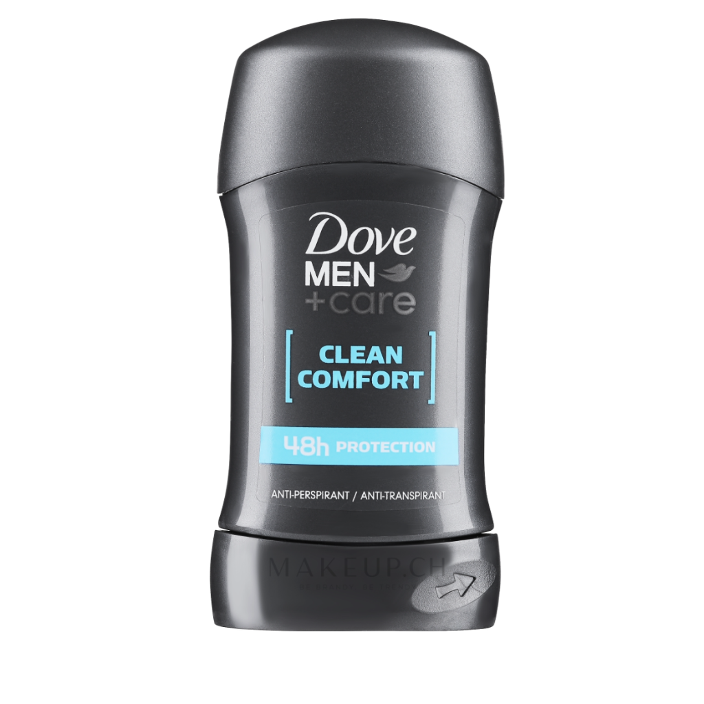 Dove Men+ Care Clean Comfort Antiperspirant Deodorant Stick, 50ml