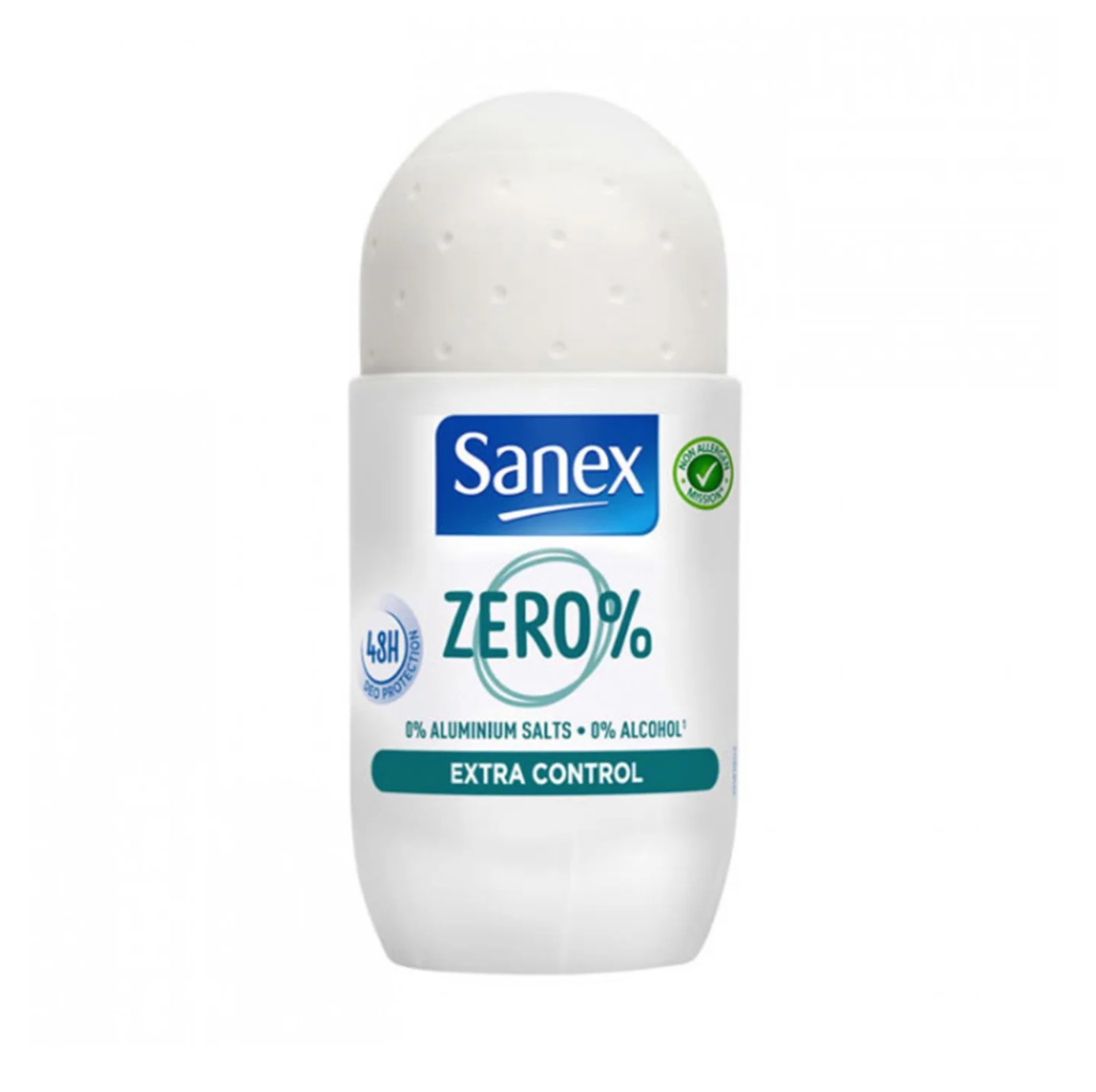 Sanex Zero Extra Control Desodorante Roll-On, 50ml