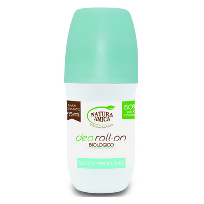 NATURA AMICA, Roll-On Deodorant ohne  Parfüm, 75 ml