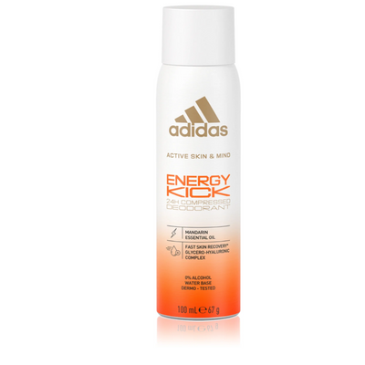 ADIDAS, Energy Kick Deodorant Spray 24 Std, 100ml