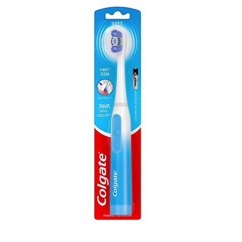 Colgate 360  Sonic powered batteriebetriebene Zahnbürste, weich