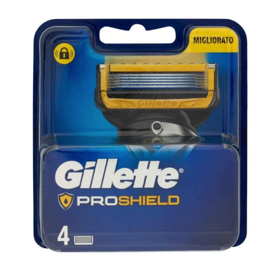 Gillette ProShield Rasierklingen für Männer, 4 Stück