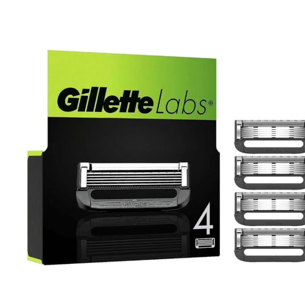 Gillette Labs , Rasierklingen, 4Stück