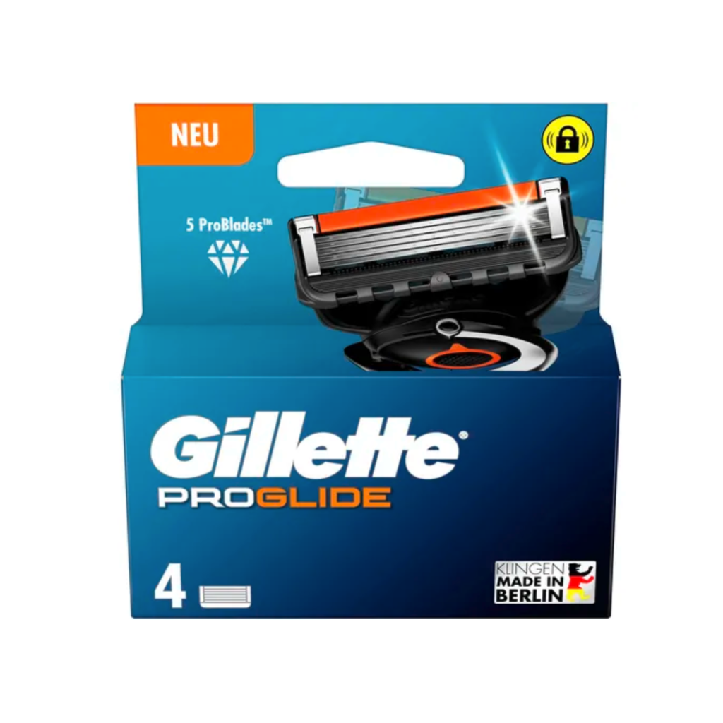 Gillette Proglide Rasierklingen, 4 Stück