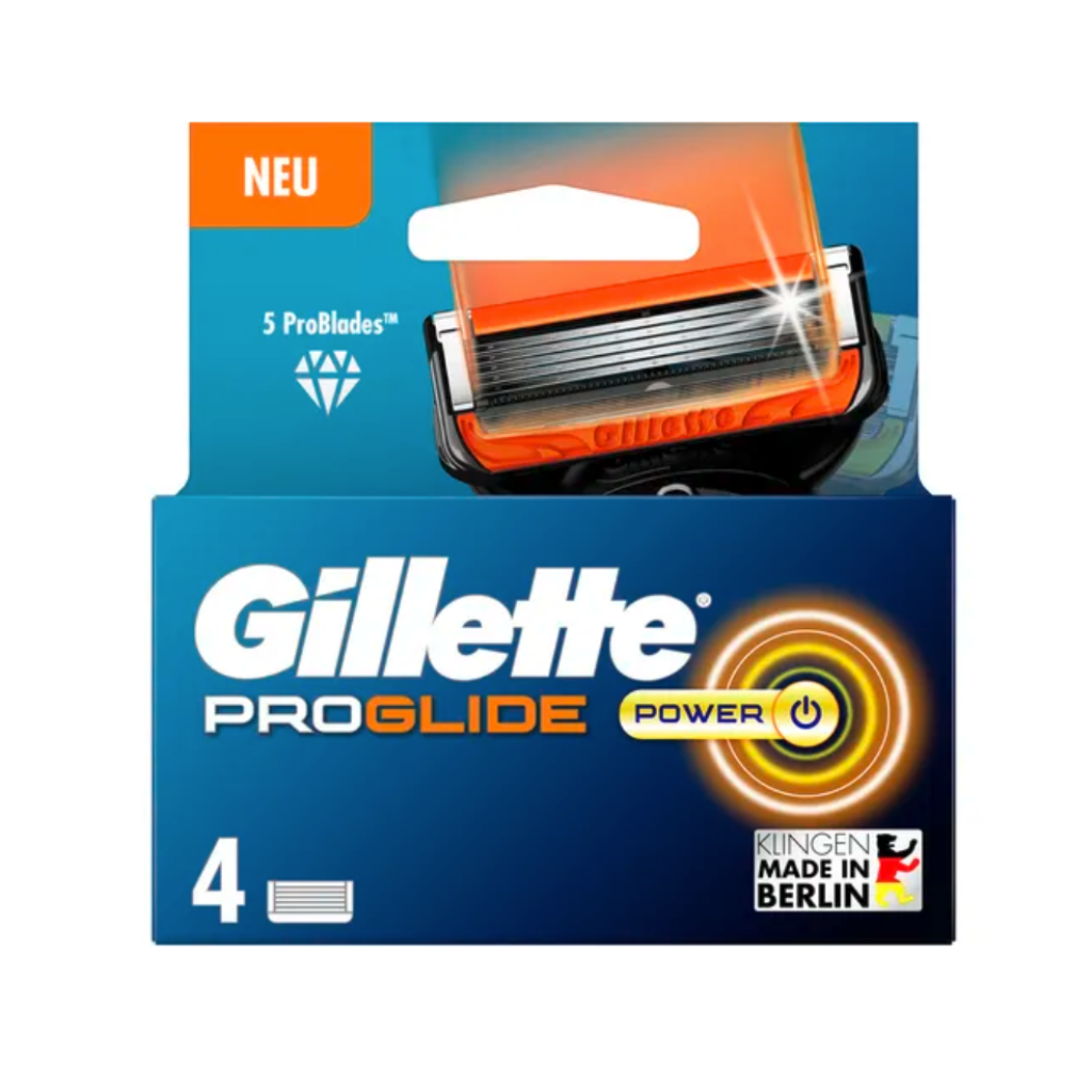 Gillette Proglide Power Rasierklingen, 4 Stück