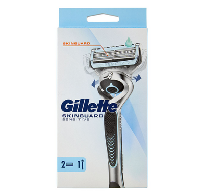 GILLETTE, SKINGUARD SENSITIVE Maschine + 2 Ersatzteile