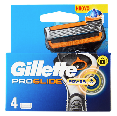 Gillette, Proglide Power, Rasierklingen, 4 Stück