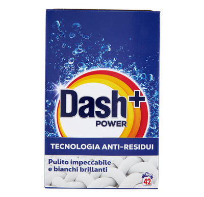 Dash Power Pulverwaschmittel, 42 Wäschen