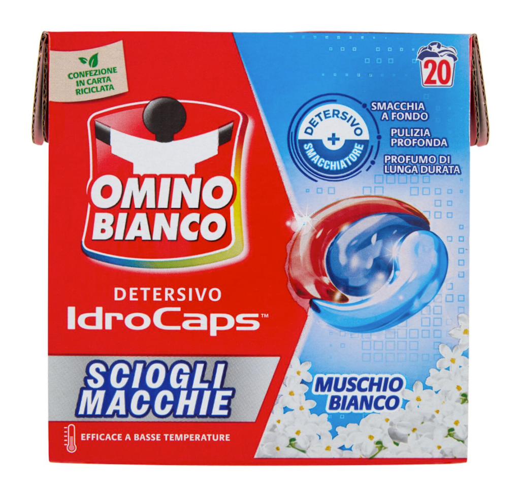 Omino Bianco, Waschmittel Tabs, Weisses Moschus, 20 Wäschen