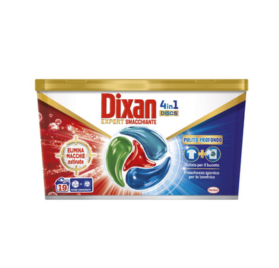 Dixan, 4 in 1 Waschmittel Tabs, 19 Wäschen