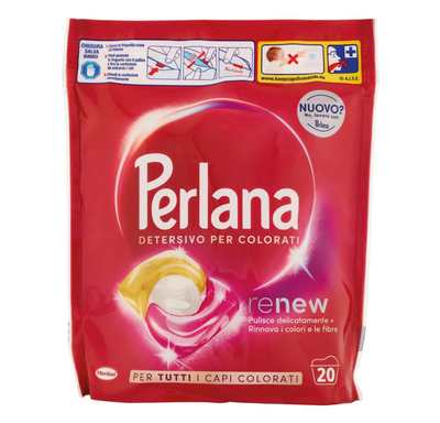 Perlana, Waschmittel Tabs, Farbige Wäsche, 20 Wäschen