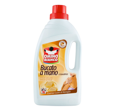 Omino Bianco, Cuor Di Marsiglia Hand- und Waschmaschinenreinigung 16 Wäschen - 1lt