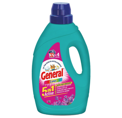 General, Waschmittel, Farbige 5in1, 1,44 L, 36 Wäsche