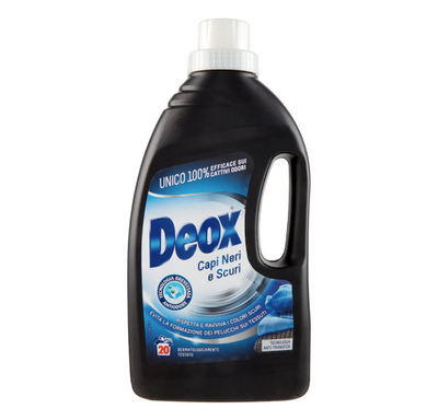 Deox, Waschmittel, schwarze Kleidung, 20 Wäschen