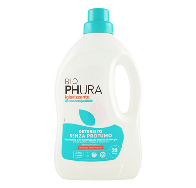 Bio Phura, Parfümfreies Waschmittel, 20 Wäschen