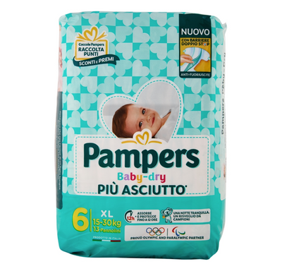 Pampers Baby-Dry, XL, 13 Stk.