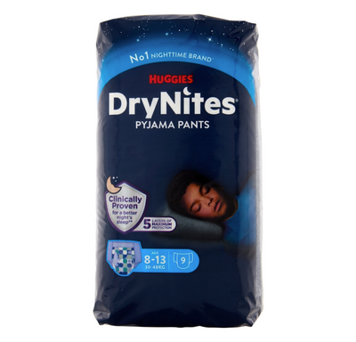 Huggies Dry Nites, Pyjama Pants, 30-48 kg, 9 Stk.