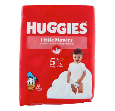 Huggies, Little Movers, 11-25 kg, 16 Stk.