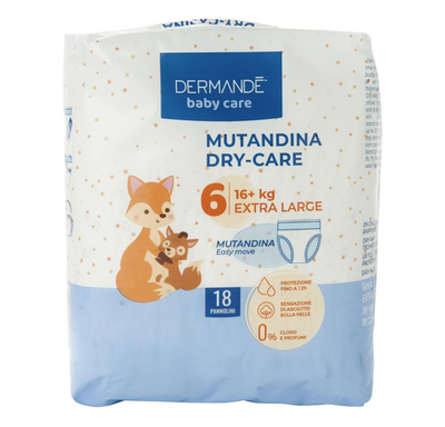 Dermandè, Extra Large, 16+ kg, 18 Stk.