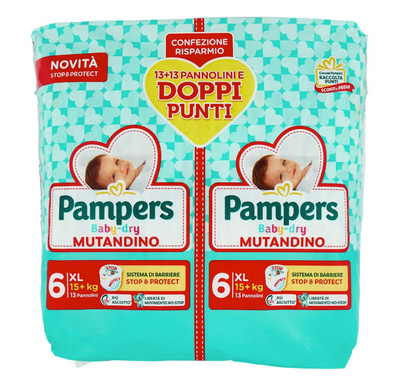 Pampers Baby-Dry, XL, 13 Stk.