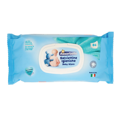 Assorbello, Baby- Feuchttücher, 64 Stk.