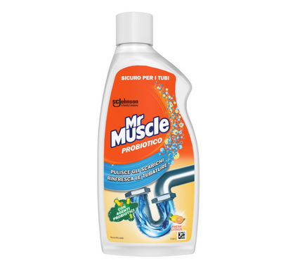 Mr. Muscle, Rohr- und Abflussreiniger mit Probiotikum, 500 ml