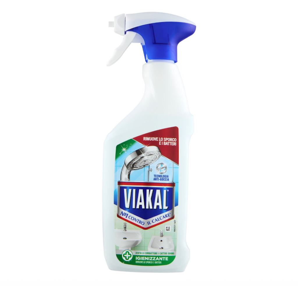 Viakal, Entkalkungsspray für Bad und Küche, Desinfektionsmittel, 470ml
