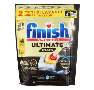 Finish, Powerball Ultimate Plus, Geschirrspülertabs, 48 Stk.