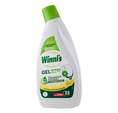 Winni's Naturel, All in One Geschirrspülgel, Zitrone, 750 ml