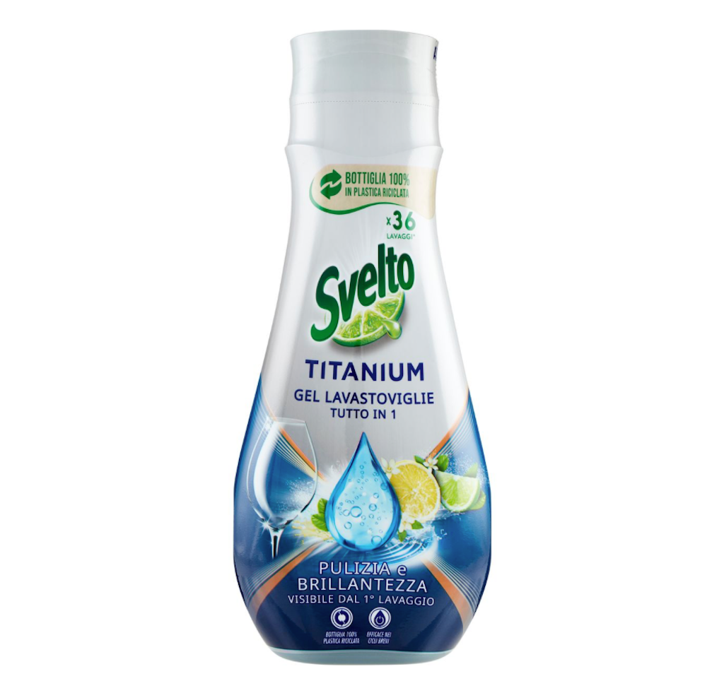 Svelto Titanium, Geschirrspülgel, 640ml