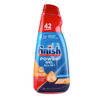 Finish Power Gel All in 1, Geschirrspülgel, gegen schlechte Gerüche, 940 ml
