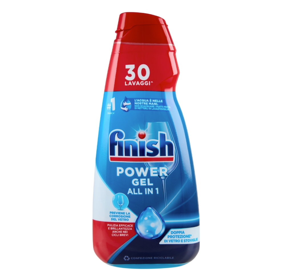 Finish Power Gel All in 1, Geschirrspülgel, Frisch, 600 ml