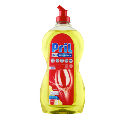 Pril Duo Power Expert, 5 in 1 Klarspüler, Zitrone, 500 ml