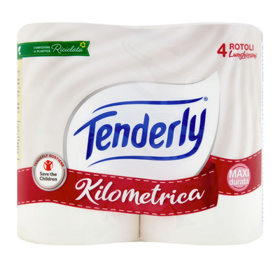 Tenderly, Kilometrica, Wc Papier, 4 Rollen